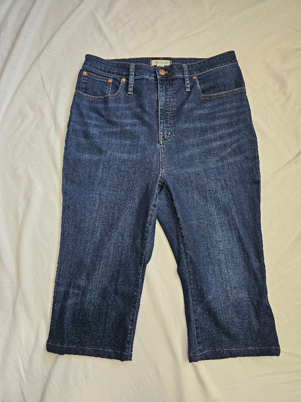 *Altered* Madewell Curvy Cali Jean Capris